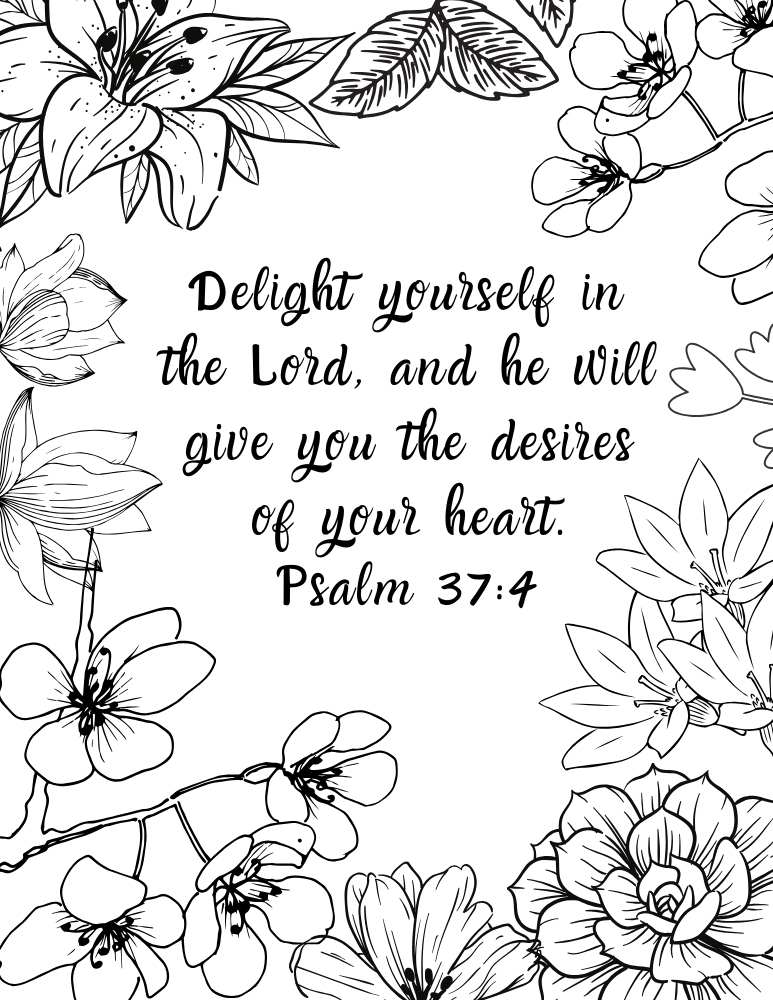 Bible verse coloring pages printable