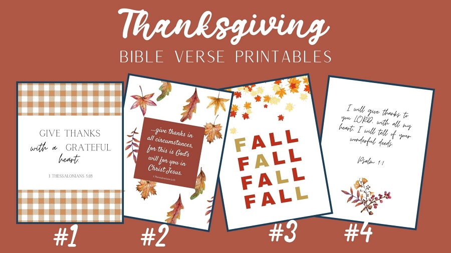 thanksgiving bible verse printables