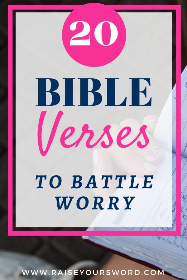 bible verses to battle worry