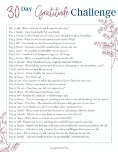 The Ultimate 30 Days of Gratitude Challenge