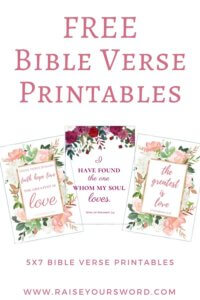 Free Valentine's Day Bible Verse Printables