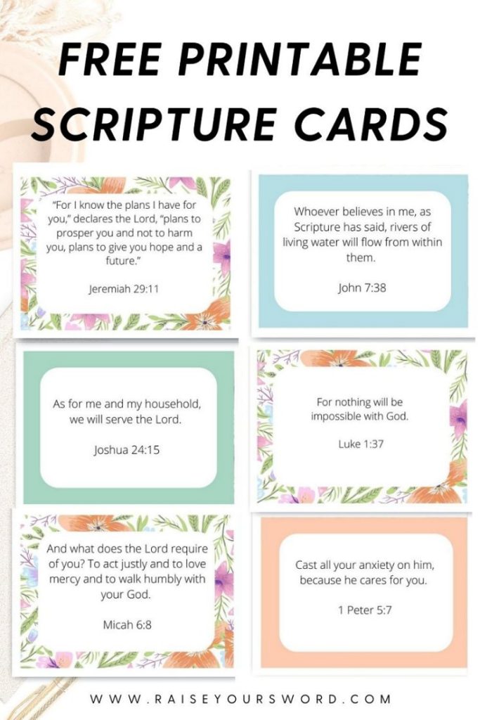 bible memory cards