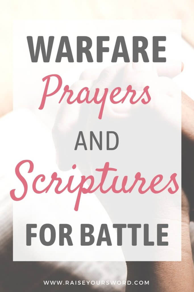 warfare scriptures and prayers