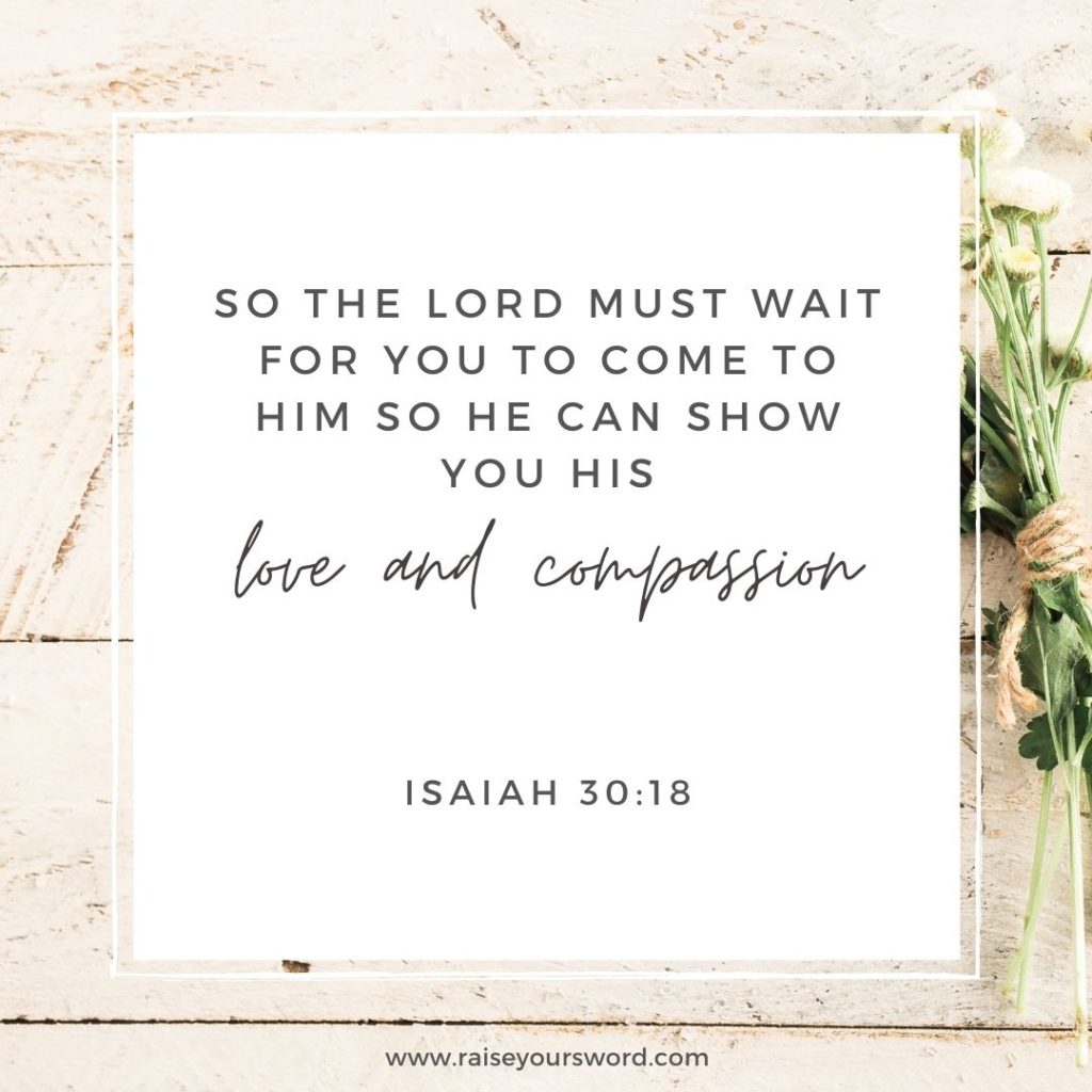 benefits of waiting upon the Lord