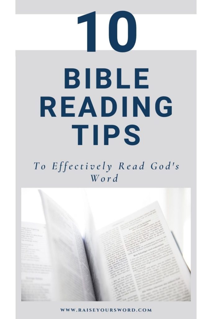 bible reading tips