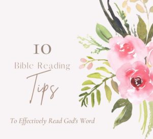 bible reading tips