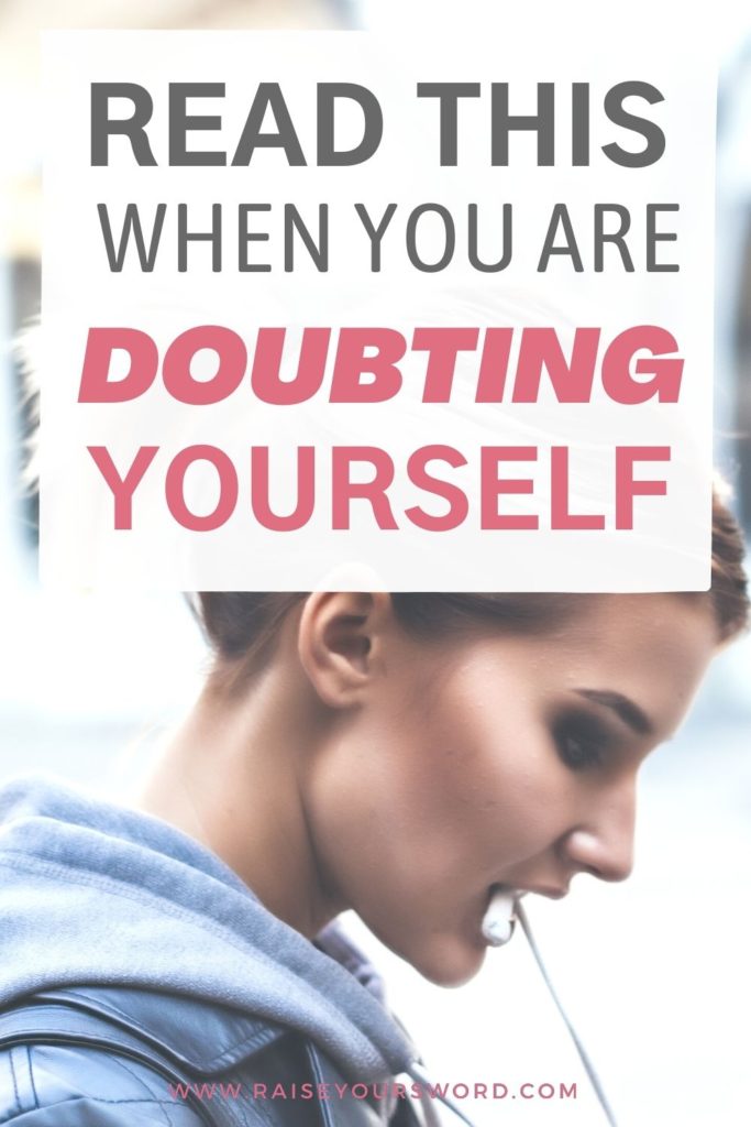 bible verses about doubting yourself