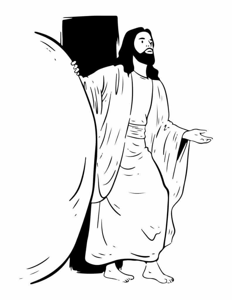 free easter sunday school coloring pages