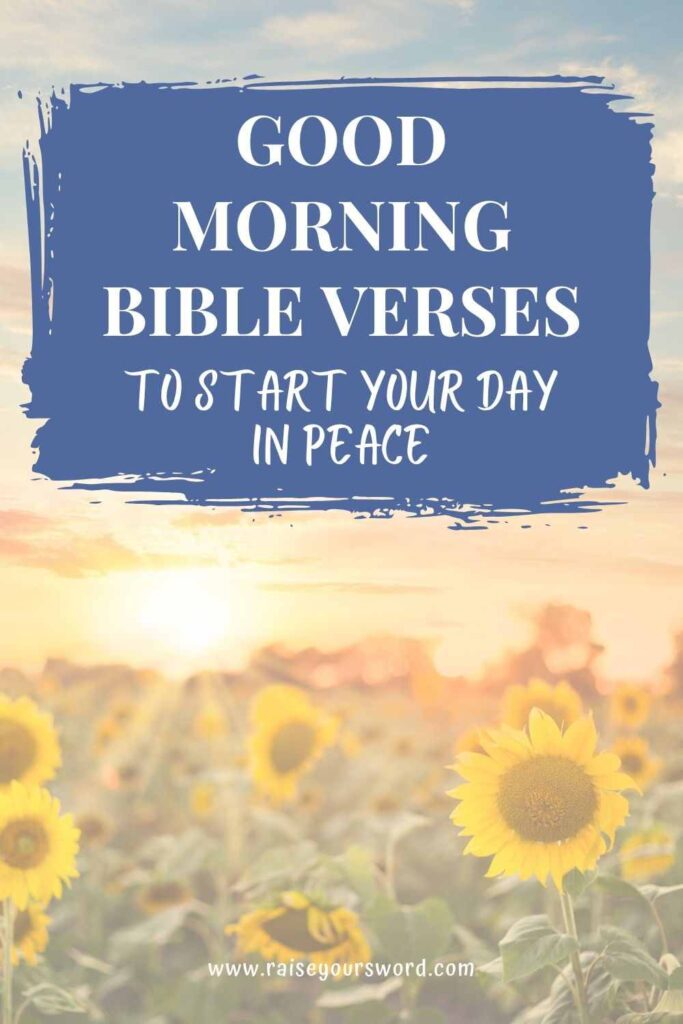 good morning bible verses