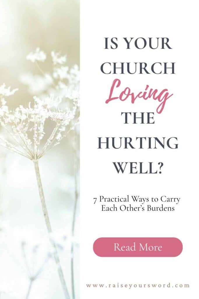 how to carry each other'd burdens