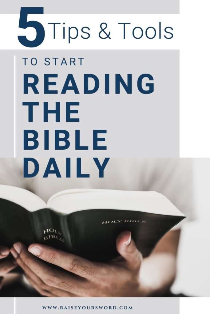 how to start reading the bible daily