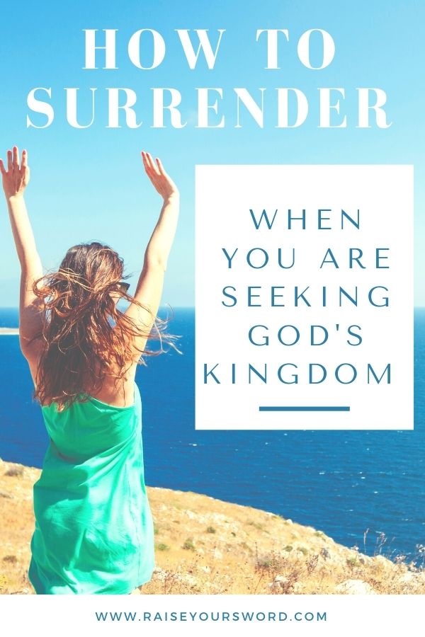 how to surrender to god and let go