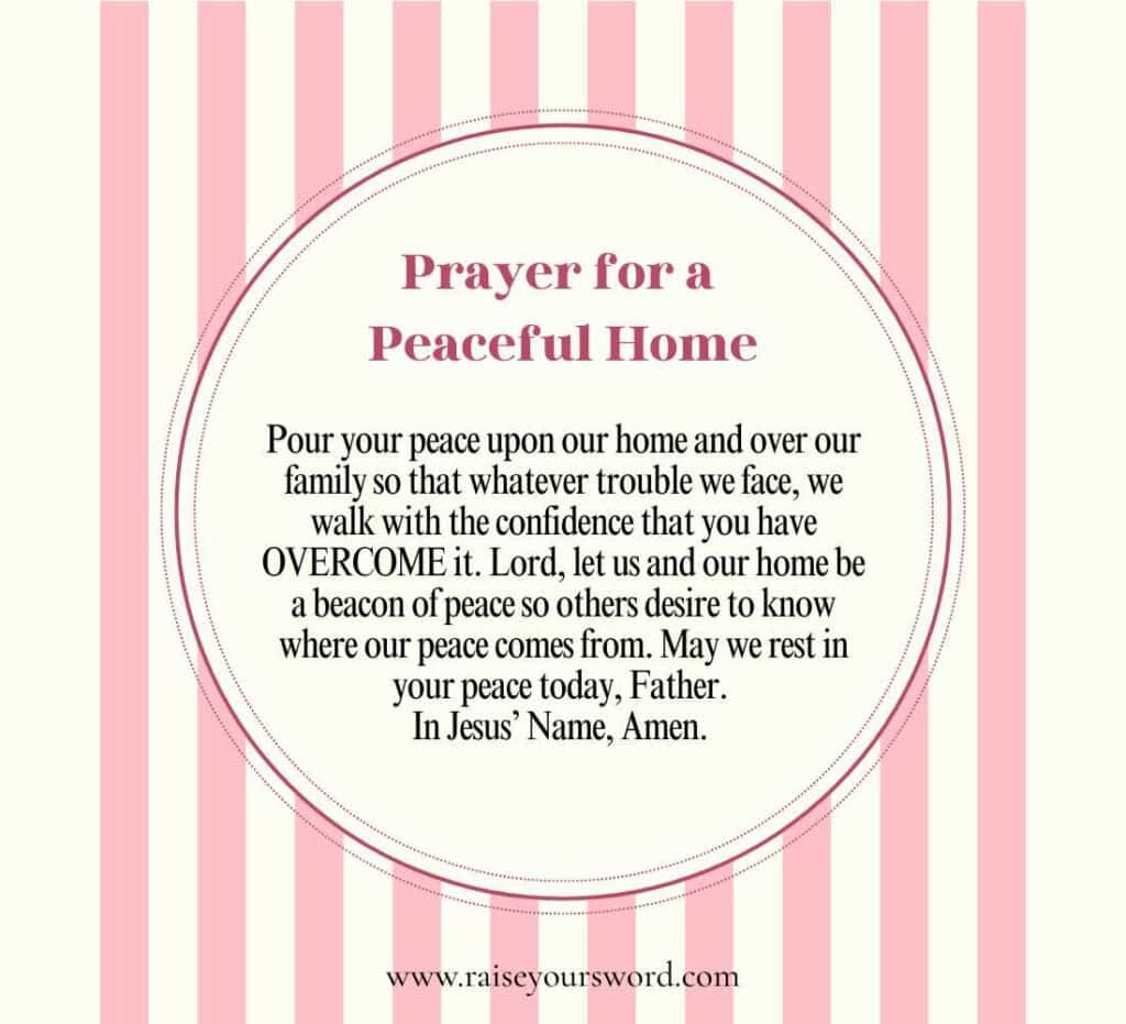 intercessory prayers for family