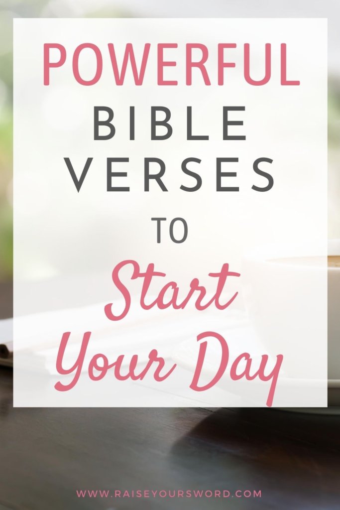 inspirational morning bible verses
