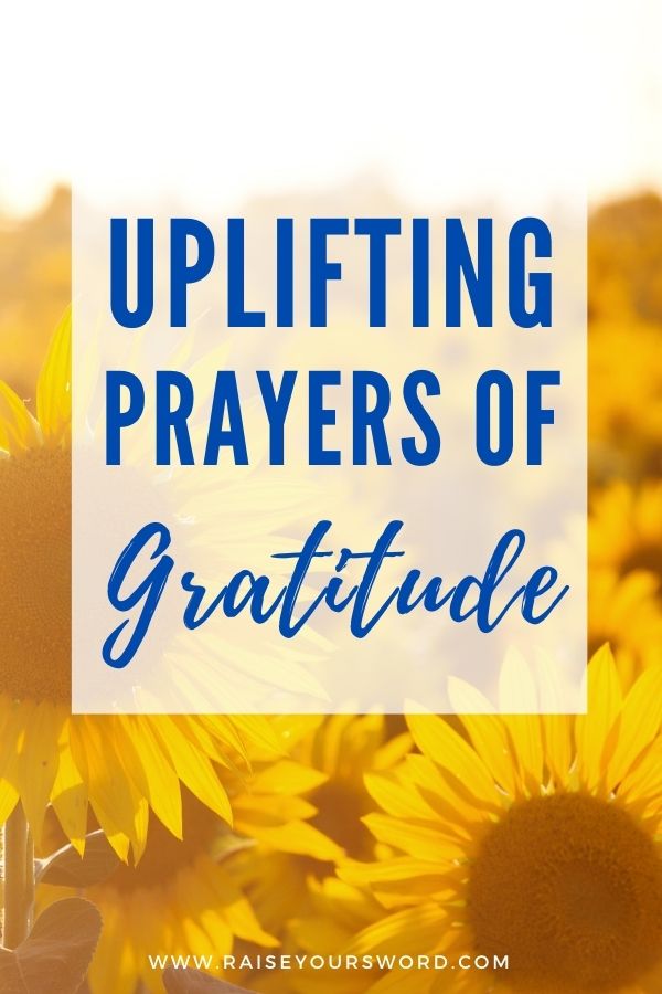 prayers of gratitude