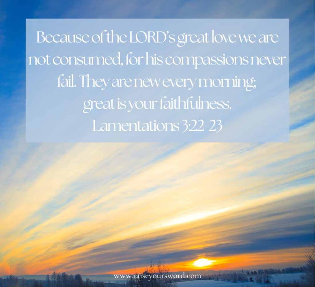morning devotion scriptures
