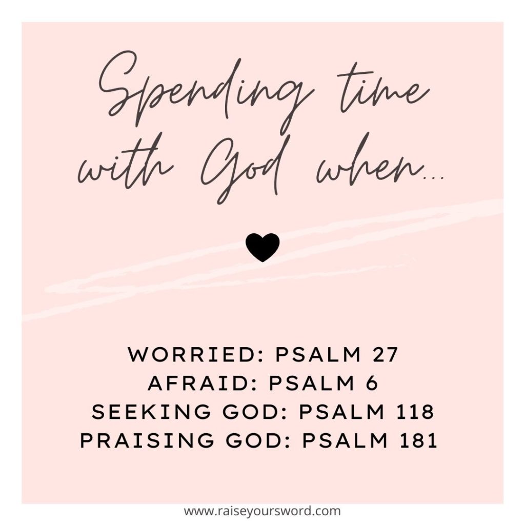 ways to spend time with god