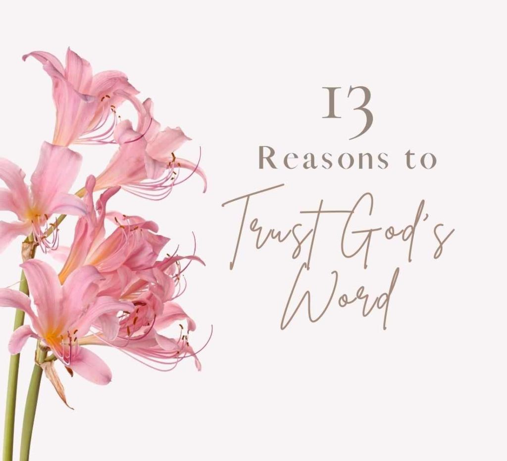 trusting god's word