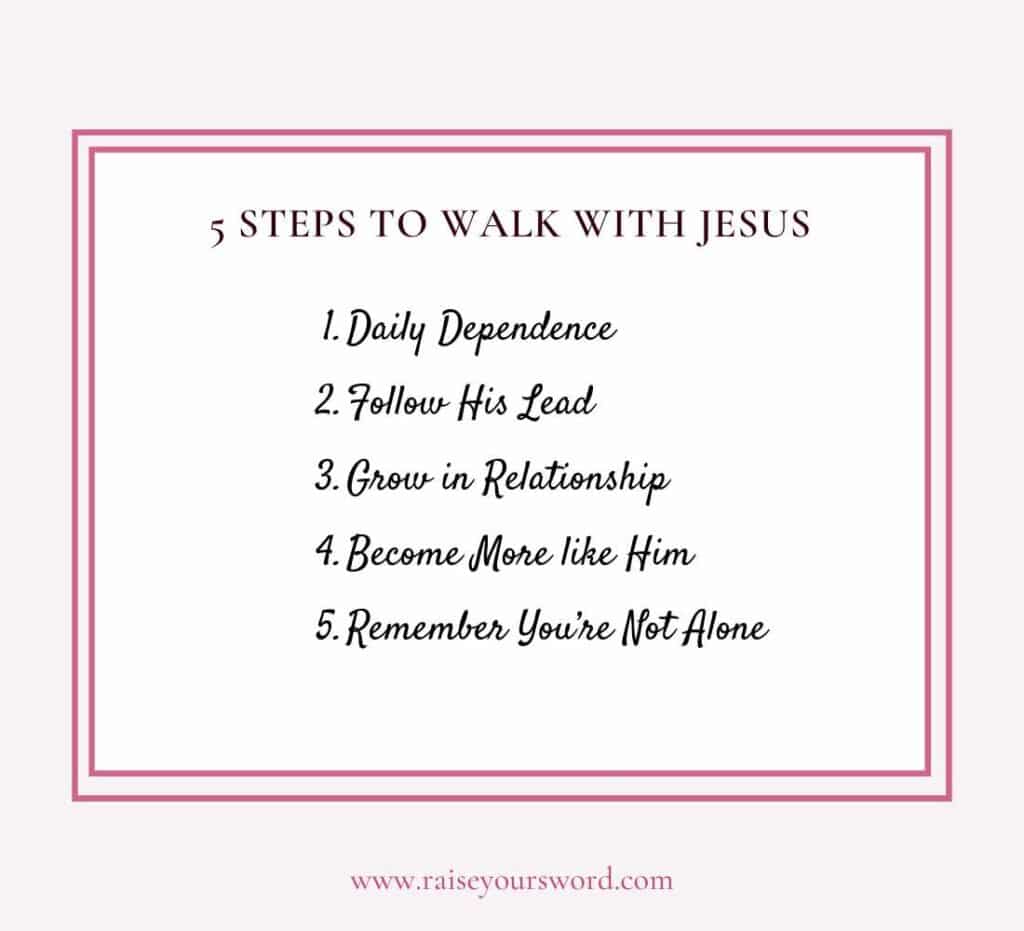 walking with jesus daily